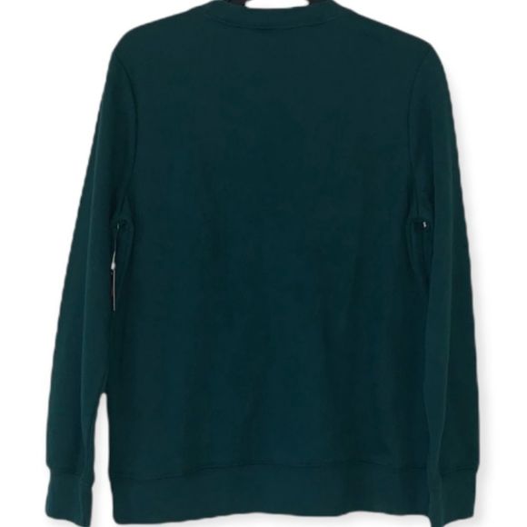 HOLIDAY EDITIONS Vintage Green‎ Santa Scooter Embroidered Ugly Christmas Sweater - Picture 3 of 6